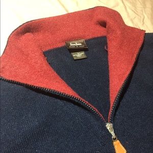 Neiman Marcus zip neck sweater